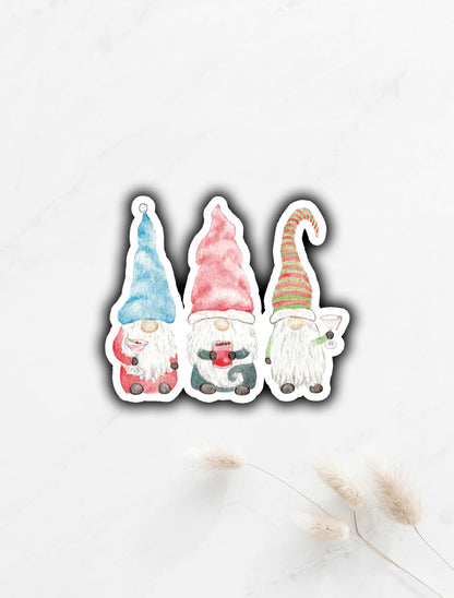 Christmas Gnome Sticker 2.5"x3"