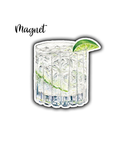 Gin and Tonic Magnet