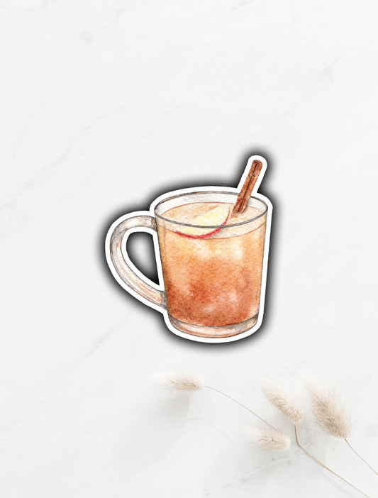 Hot Apple Cider Sticker 3"x2.7"