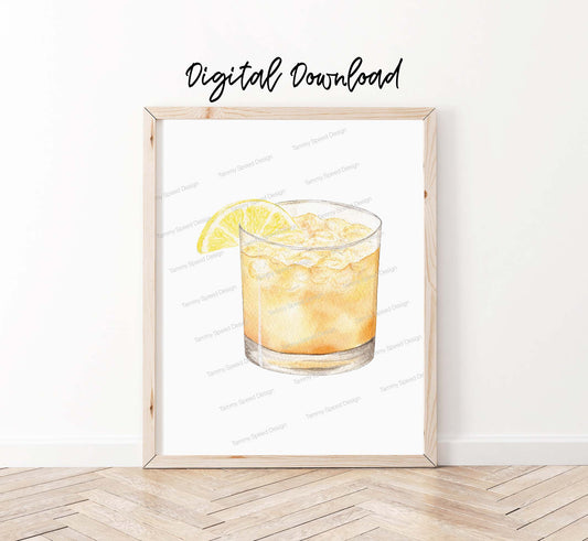 Iced Tea Cocktail Digital Download