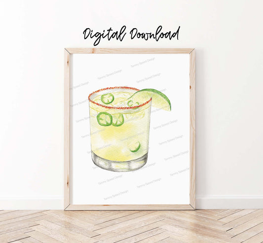 Jalapeño Margarita Digital Download