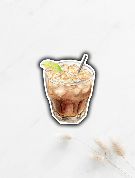 Jameson and Coke Sticker 3"x2.4"