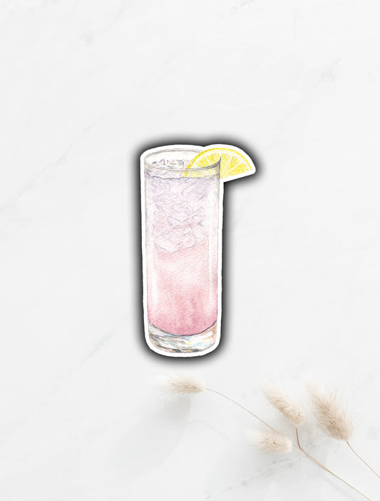 Lavender Lemonade Sticker 3"x1.5"