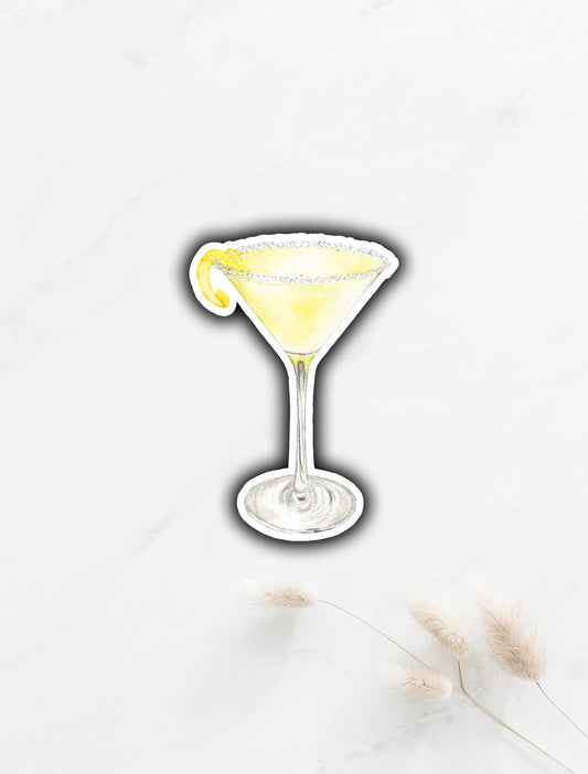 Lemon Drop Sticker 3"x2"