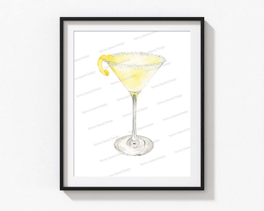 Lemon Drop Art Print