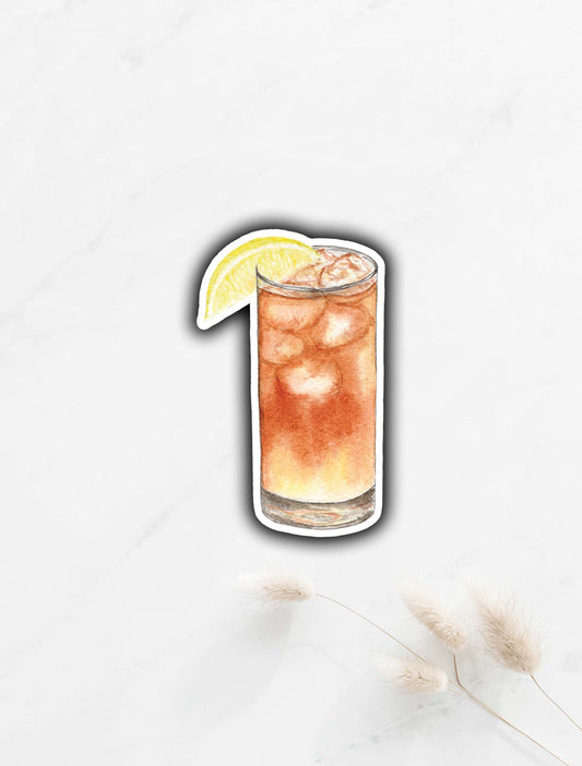 Long Island Iced Tea Sticker 3"x1.8"