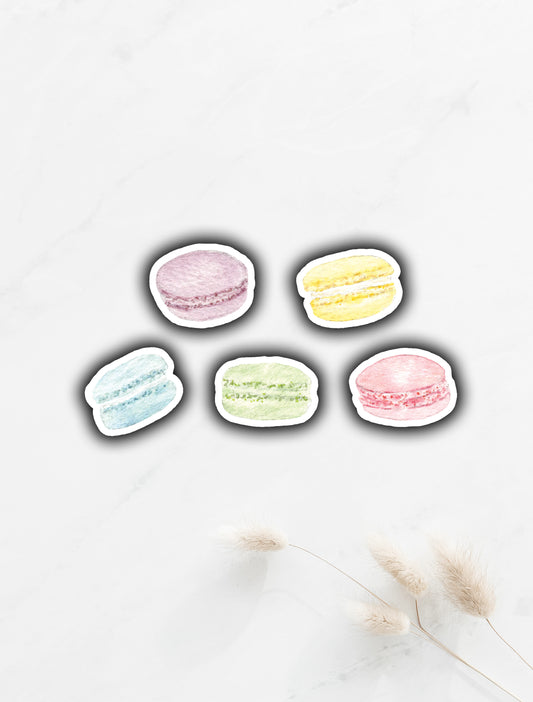 Mini Macaron Stickers