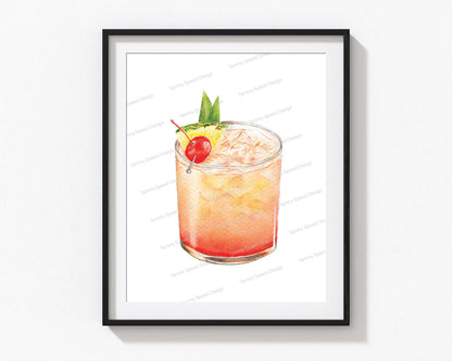 Mai Tai Art Print