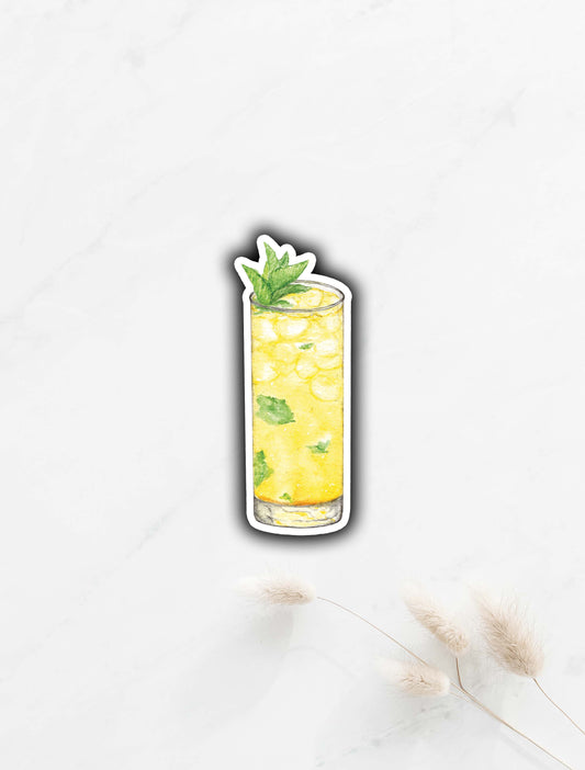 Mango Mojito Sticker 3"x1.2"