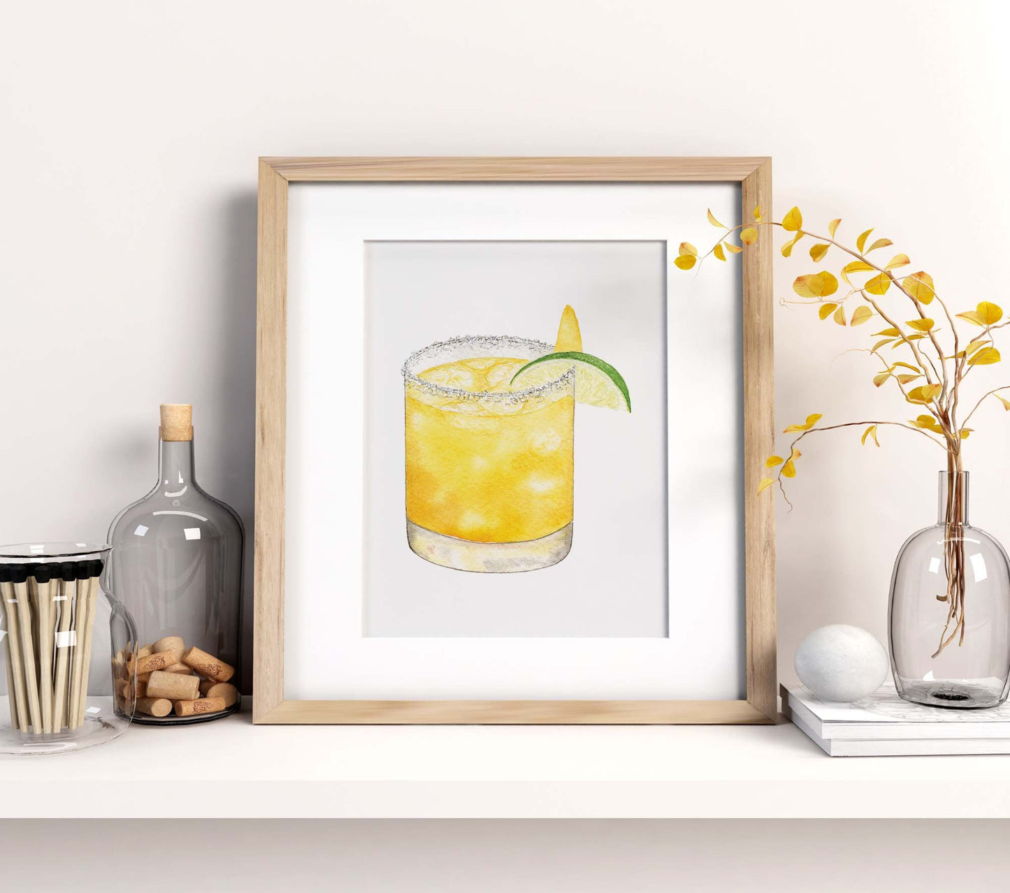 Mango Margarita Art Print