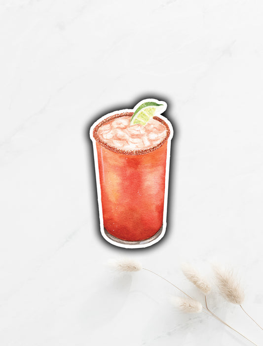 Michelada Sticker 3.1"x1.8"