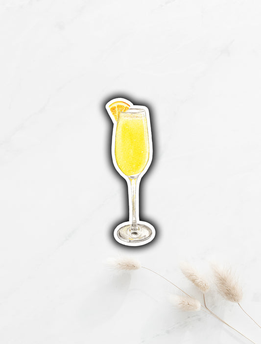 Mimosa Sticker 3.2"x1"