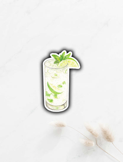 Mojito Sticker 3"x1.75"