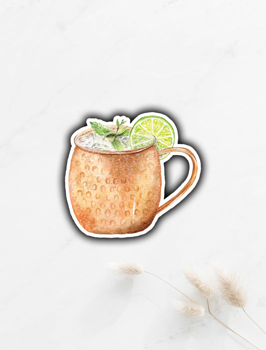 Moscow Mule Sticker 2.75"x3"