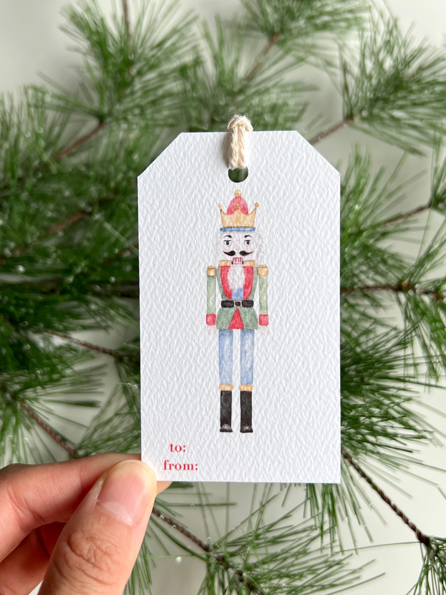 Nutcracker Gift Tag