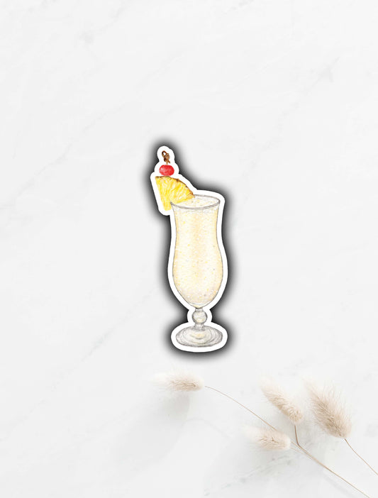 Piña Colada Sticker 3.4"x1.25"