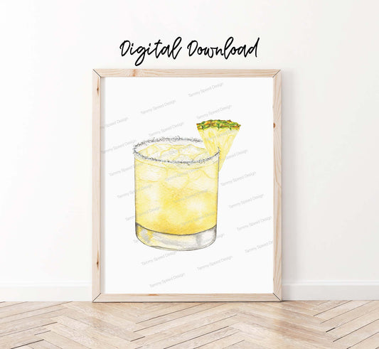 Pineapple Margarita Digital Download