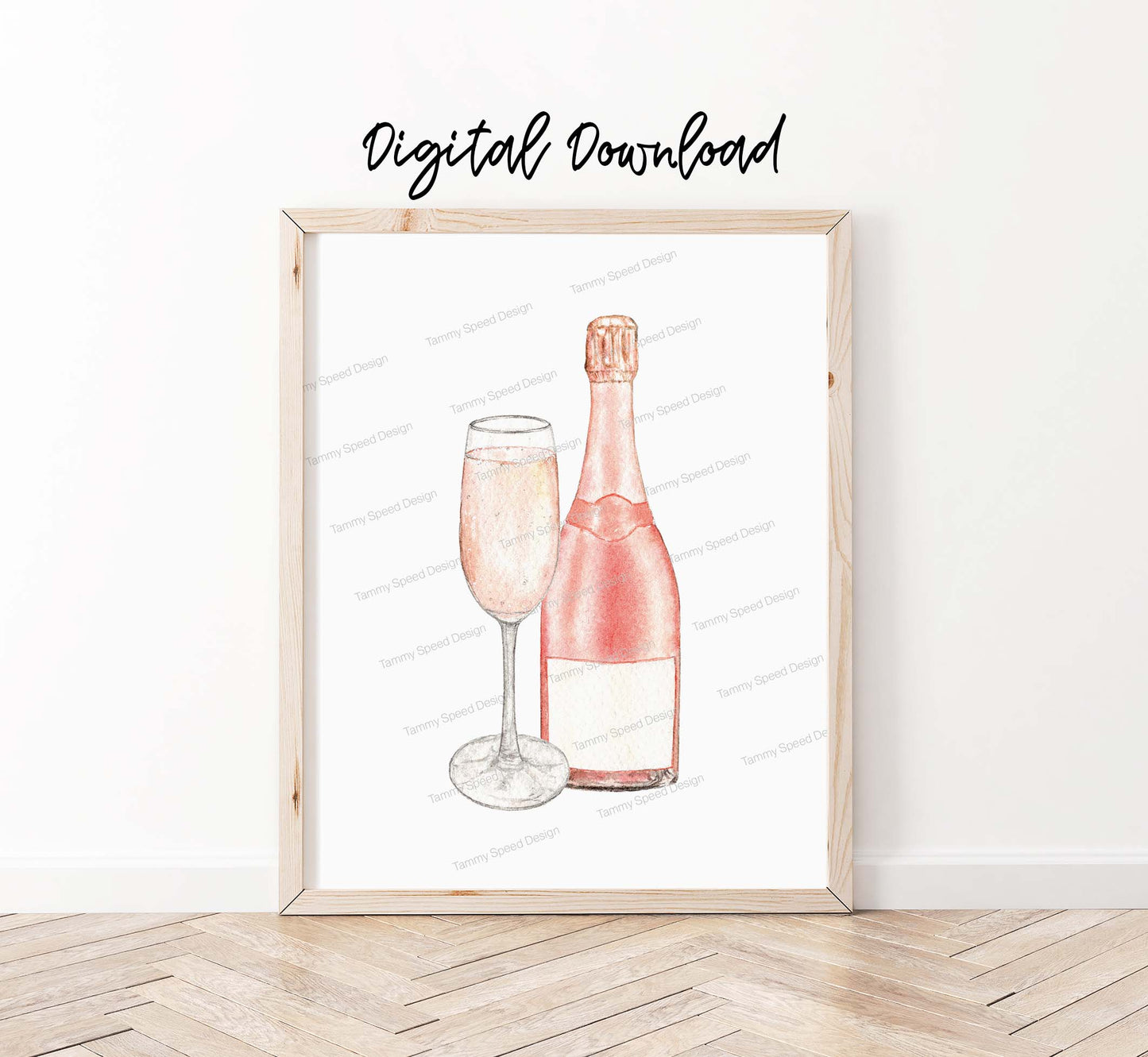 Pink Champagne Digital Download