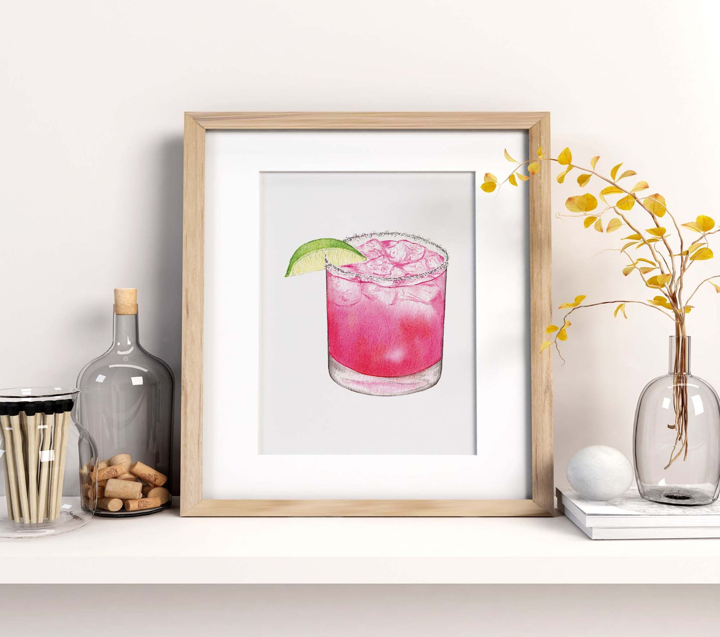 Prickly Pear Margarita Art Print