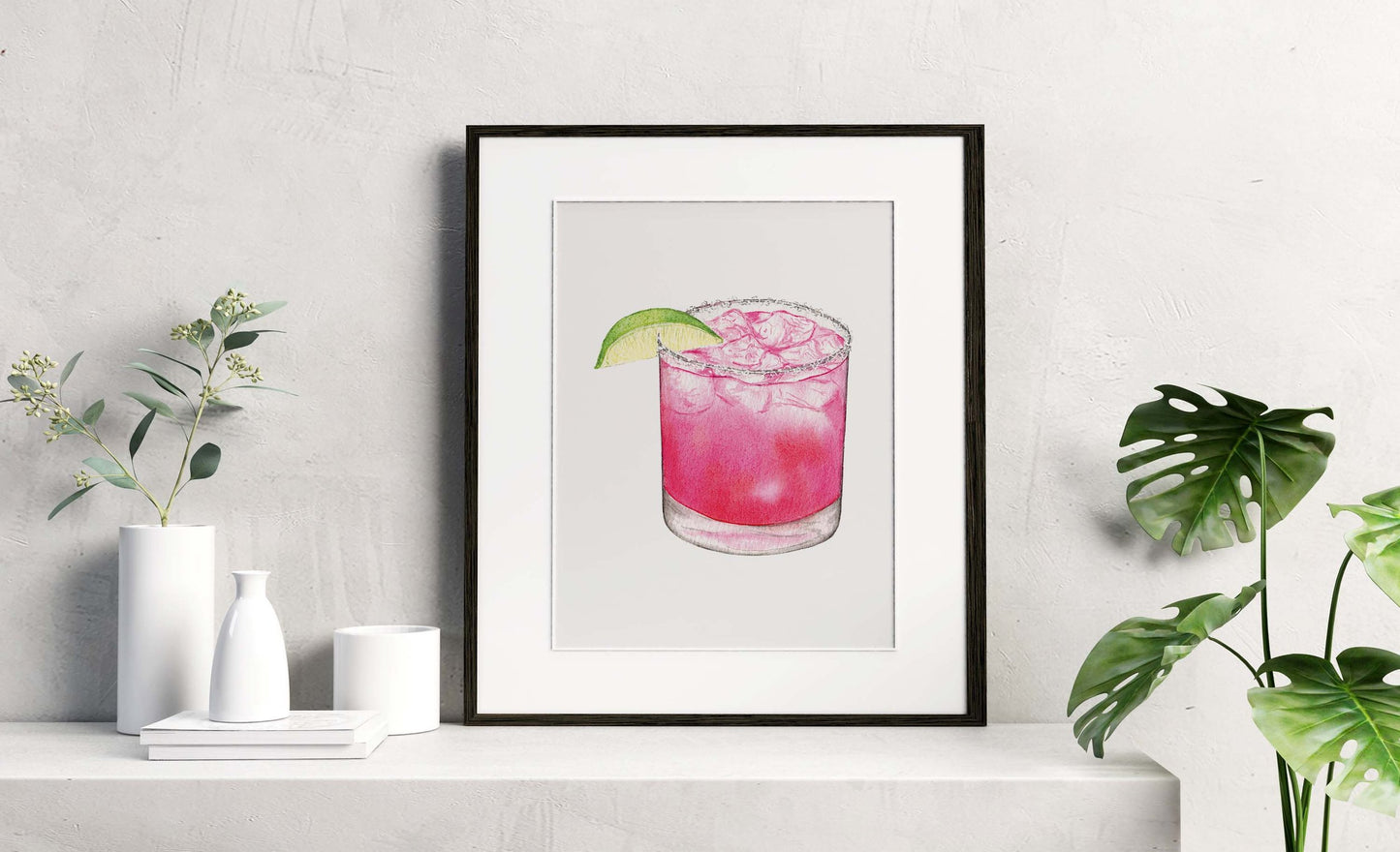 Prickly Pear Margarita Art Print