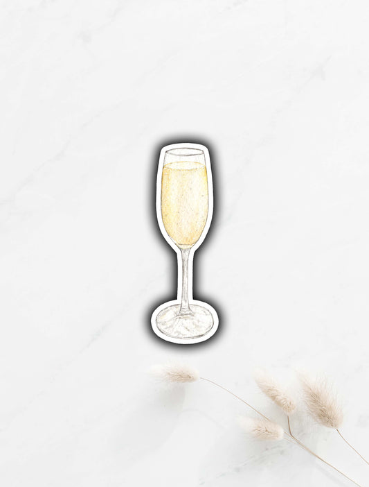 Prosecco Sticker 3"x1"