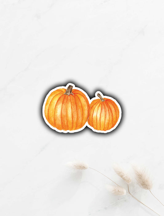 Pumpkin Sticker 1.7"x2.7"