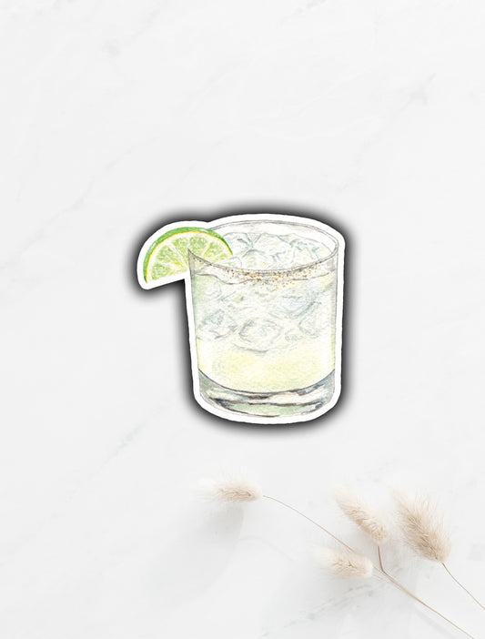 Spicy Margarita Sticker 3"x3"