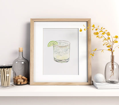 Spicy Margarita Art Print