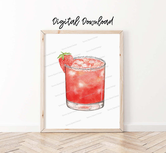 Strawberry Margarita Digital Download