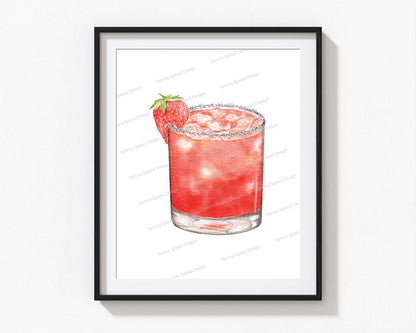 Strawberry Margarita Digital Download