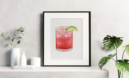 Vodka Cranberry Art Print