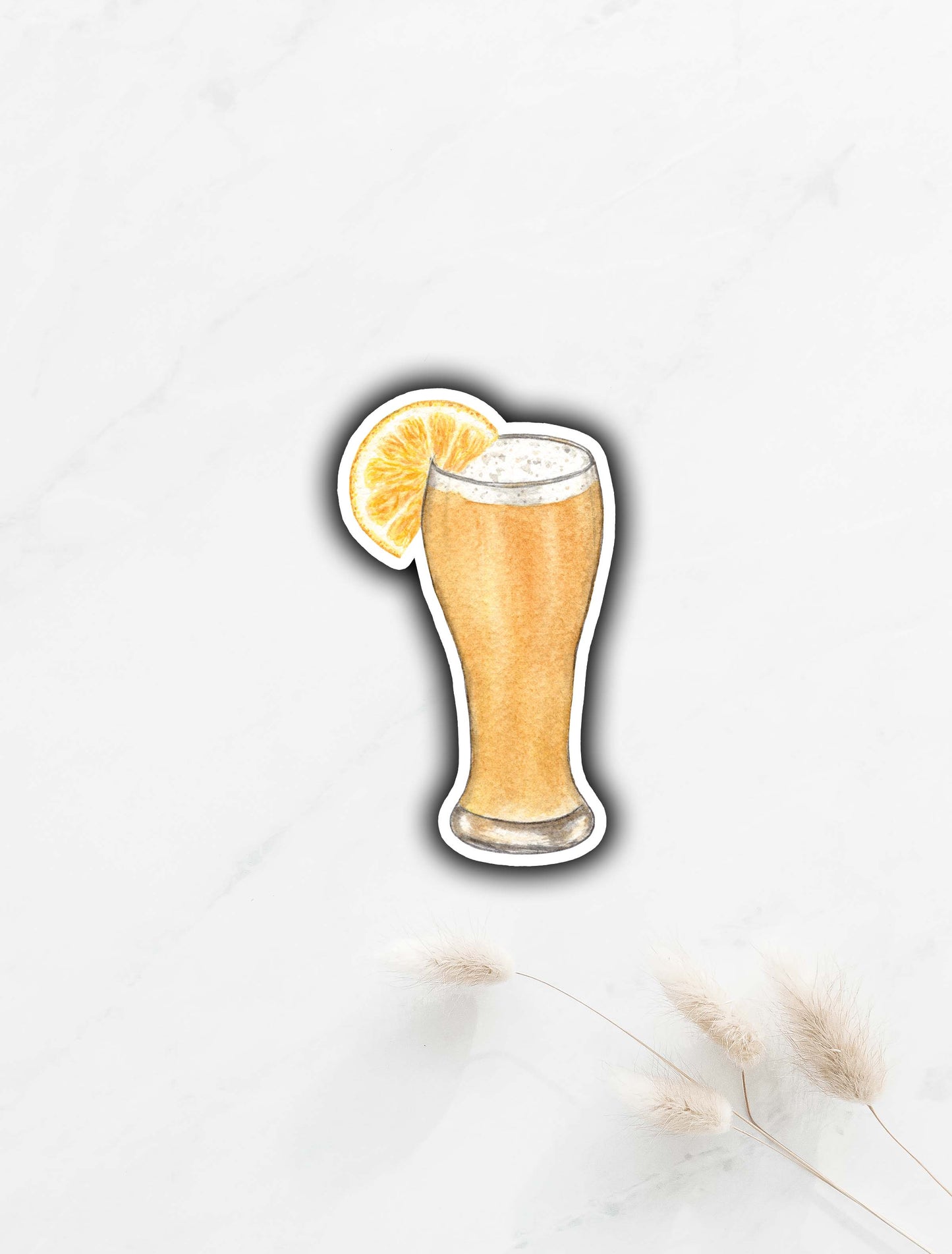 Wheat Ale Sticker 3"x1.75"