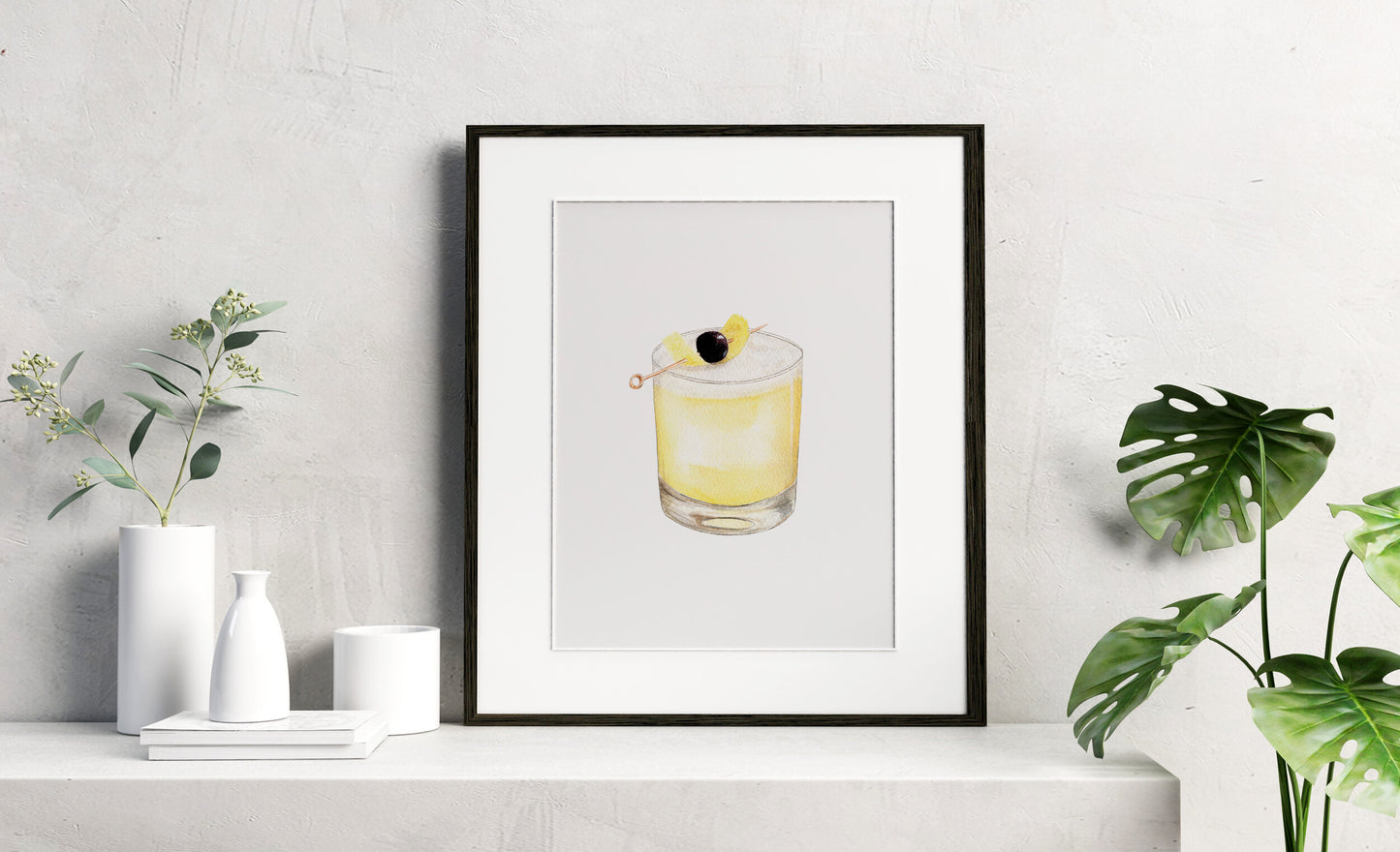 Whiskey Sour Art Print